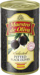 Маслини без кісточки "Maestro de Oliva" відбірні, 360г з/б